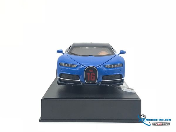 Xe Mô Hình Bugatti Chiron 1:32 MiniAuto ( Xanh )