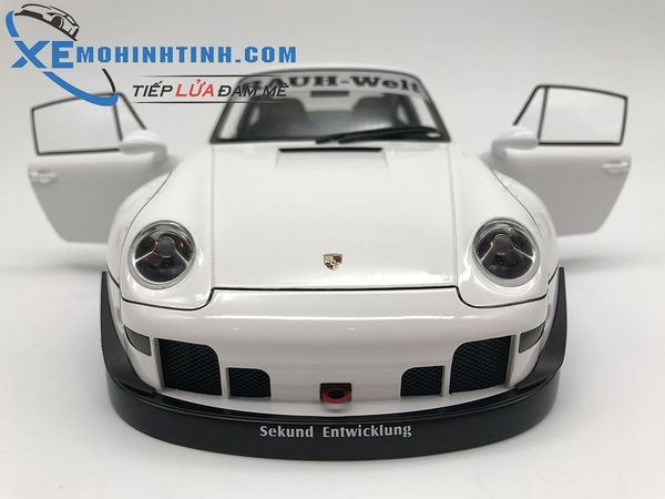 1/18 RWB 993 (WHITE/GUN GREY WHEELS)