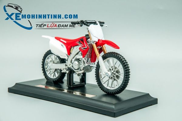 XE MÔ HÌNH HONDA CRF450R 1:18 MAISTO (ĐỎ)