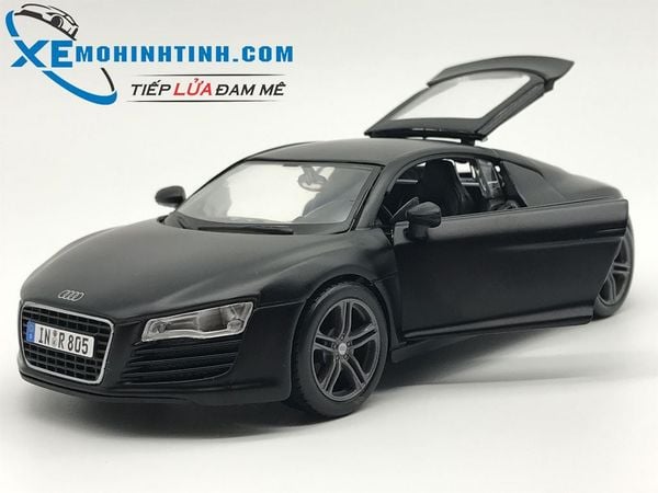 XE MÔ HÌNH AUDI R8 1:24 MAISTO (ĐEN)