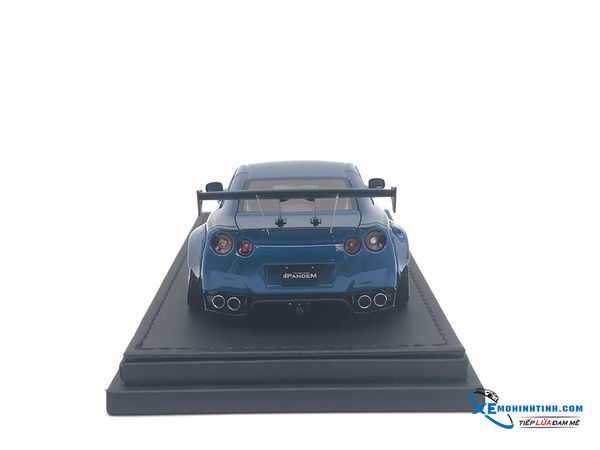 MH IGNITION MODEL 1:43 NISSAN GTR-R35 PANDEM ( BLUE METALLIC )