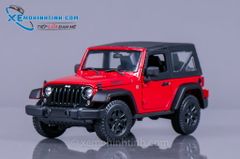 XE MÔ HÌNH JEEP WRANGLER RUBICON 2014 1:18 MAISTO (ĐỎ)