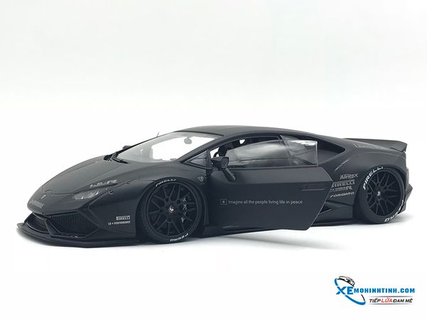 79121 MH 1:18 LIBERTY WALKLB-WORKS LAMBORGHINI HURACAN (MATT BLACK)