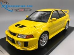 Xe Mô Hình Mitsubishi Lance Evolution V 1:18 Tarmac Works (Vàng)