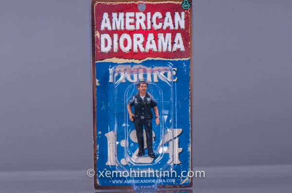 Figure Police Officer Jake 1:24 American Diorama