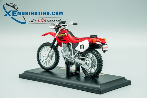 XE MÔ HÌNH HONDA XR400R 1:18 MAISTO (ĐỎ)