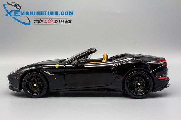 Xe Mô Hình Ferrari California T Special Mui Trần 1:18 Bburago (Đen)