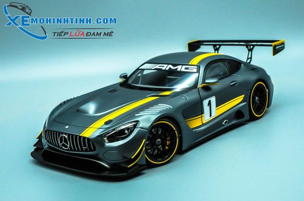 XE MÔ HÌNH MERCEDES-AMG GT3 PRESENTATION CAR AUTOART (XÁM)