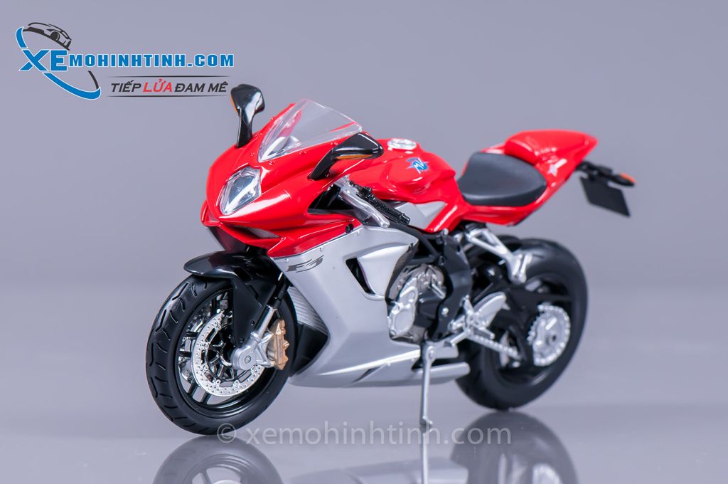 Xe Mô Hình Mv Agusta F3 1:12 Maisto (Đỏ Bạc) - Shop Xe Mô Hình Tĩnh