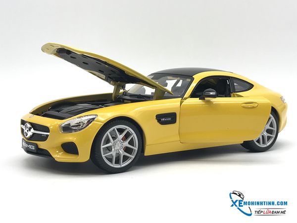 XE MÔ HÌNH MERCEDES-BENZ AMG GT 1:18 MAISTO (VÀNG)