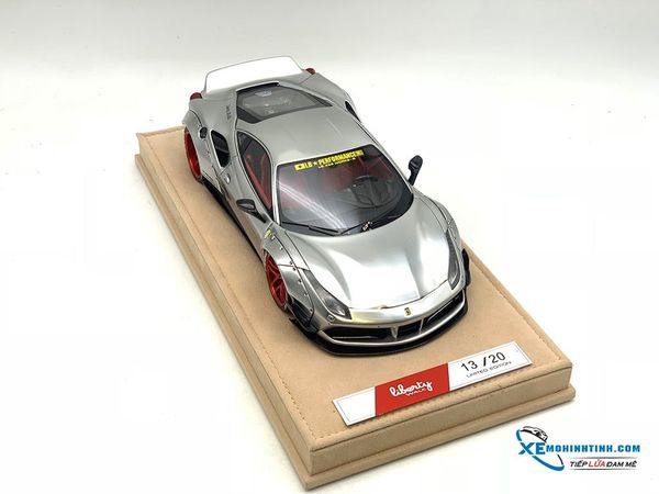 Xe mô hình Ferrari 488 Liberty Walks 1:18( Crom )