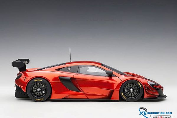 XE MÔ HÌNH McLAREN 650S GT3 (VOLCANO ORANGE/ BLACK ACCENTS) 1/18 AUTOART