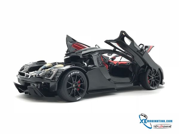 MH MCLAREN P1 1:18 AUTOART (MATT BLACK W: RED ACCENTS)