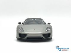 Porsche 918 Spyder mui cứng Welly 1:18 (Xám)