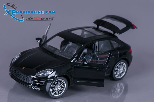 XE MÔ HÌNH PORSCHE MACAN 1:24 WELLY (ĐEN)