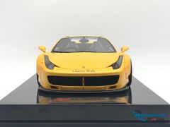 Ferrari 458 LB Roadster Liberty Walk 1:18 (Vàng)