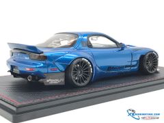 MH IGNITION MODEL 1:18 ROCKET BUNNY RX-7 (BLUE METALLIC)