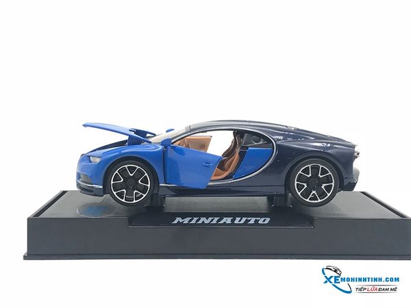 Xe Mô Hình Bugatti Chiron 1:32 MiniAuto ( Xanh )