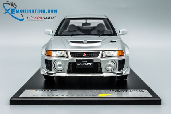 Xe Mô Hình Mitsubishi Lance Evolution V 1:18 Tarmacworks ( Bạc )