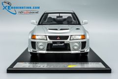 Xe Mô Hình Mitsubishi Lance Evolution V 1:18 Tarmacworks ( Bạc )