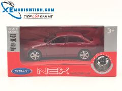 HỘP XE MÔ HÌNH Mercedes-Benz E-Class 2016 WELLY 1:36 (Đỏ)