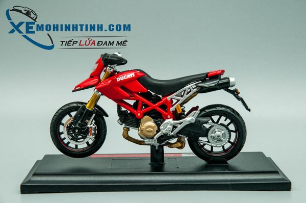 XE MÔ HÌNH DUCATI HYPERMOTARD 1100S 1:18 MAISTO (ĐỎ)