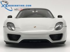 Xe Mô Hình 1:18 Porsche 918 Spyder Weissach Package - Trắng