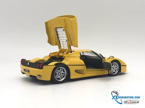 XE MÔ HÌNH FERRARI F50 1:24 BBURAGO (VÀNG)