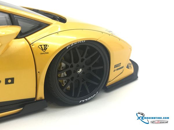 1/18 LIBERTY WALK LB-WORKS LAMBORGHINI HURACAN (METALLIC YELLOW)