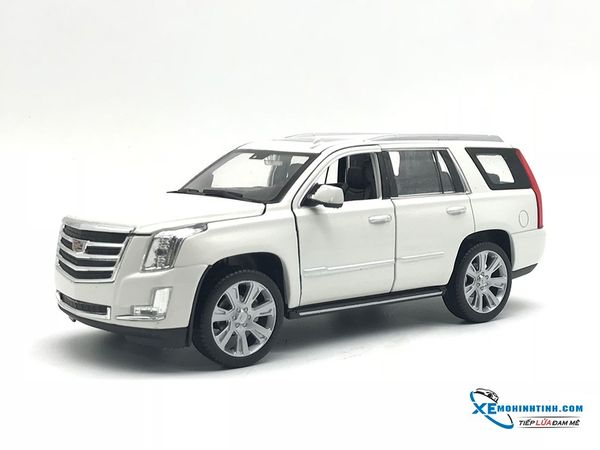 Xe Mô Hình Cadillac Escalade 2017 1:24 Welly ( Trắng )