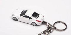 Xe Mô Hình Nissan Fairlady Z Coupe Keychain 1:64 Autoart ( Trắng )