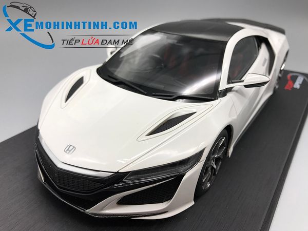 XE MÔ HÌNH HONDA NSX 1:18 TOPSPEED (TRẮNG)