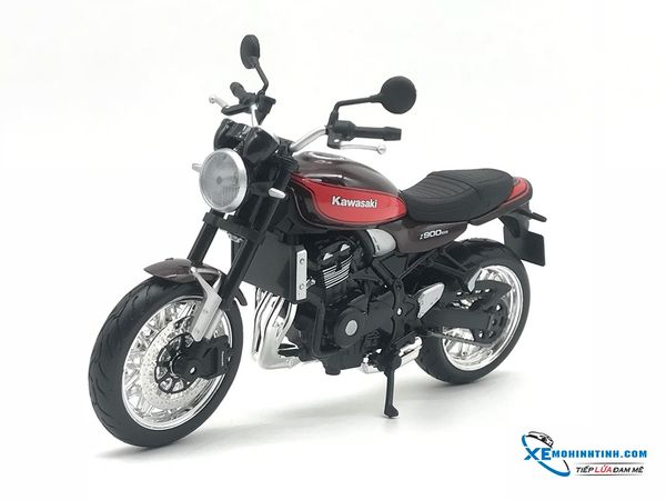 Xe Mô Hình Kawasaki Z900RS 1:12 Maisto ( Đen Bình Xăng Đỏ )