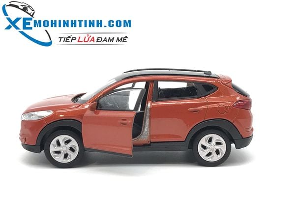 HỘP XE MÔ HÌNH Hyundai Tucson WELLY 1:36 (Cam )