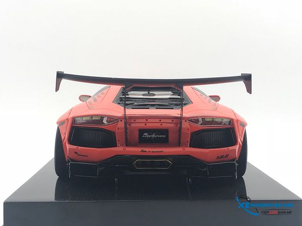 LB1864(O-C) MH LB WALKS LAMBORGHINI AVENTADOR LP700-4 (ORANGE-CARBON)