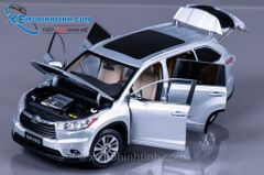 XE MÔ HÌNH TOYOTA HIGHLANDER 2015 1:18 PAUDI (BẠC)