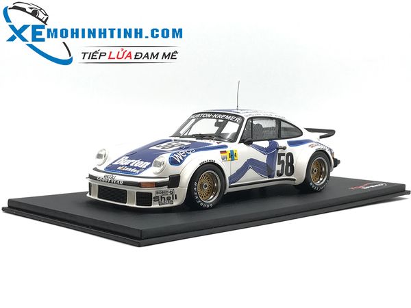 Porsche 934 #58 1977 Porsche Kremer Racing TOPSPEED 1:18 (Xanh)