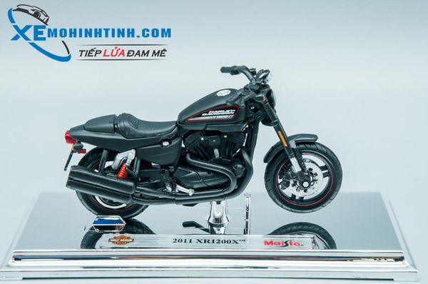 XE MÔ HÌNH HARLEY DAVIDSON 2011 XR 1200X 1:18 MAISTO (ĐEN)