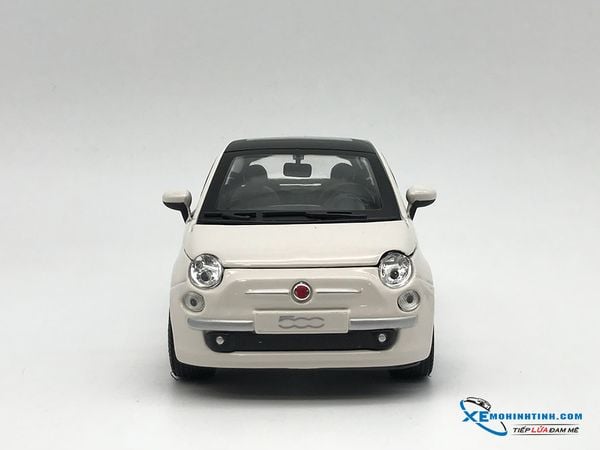 18-22106 MH BBURAGO FIAT 500 NUOVA WEISS COUPE 1:24 (TRẮNG)