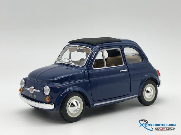 New Fiat 500F 1965 Bburago 1:24 (Xanh)