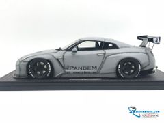 Xe Mô Hình Pandem R35 GT-R Ignition Model 1:18 Matte Gray 2