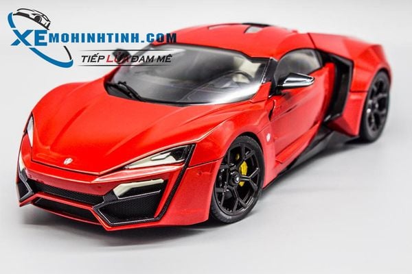 XE MÔ HÌNH LYKAN HYPERSPORT 1:18 AUTOCRAFT (ĐỎ)