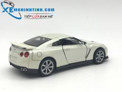 HỘP XE MÔ HÌNH WELLY NISSAN GT-R MỞ CỬA (TRẮNG)