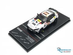 Xe mô hình Mercedes - AMG GT4 Dubai 24H 2018 1/64 Tarmac Works ( Trắng )