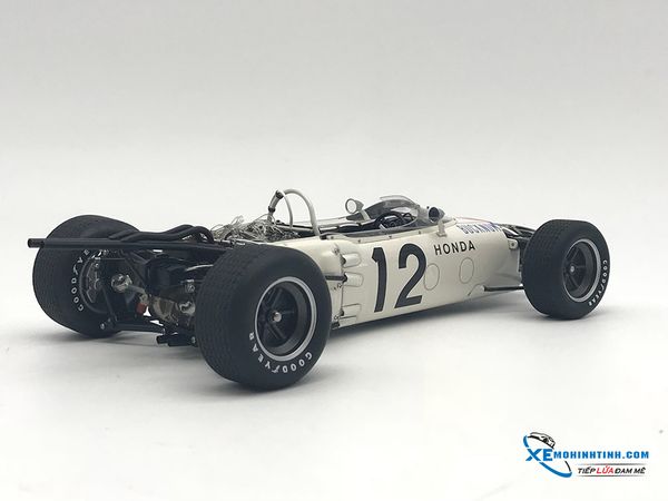 Honda Ra272 F1 Grand Prix Mexico 1965 Ronnie Bucknum #12 Autoart 1:18 (Trắng)