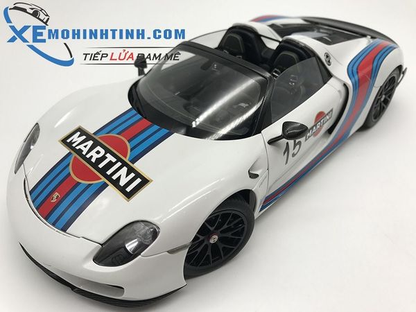 Xe Mô Hình Porsche 918 Spyder Weissach Package 1:18 Autoart (Trắng)