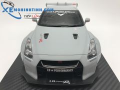 Xe Mô Hình Nissan Gtr R35 Lb Works In Matte Black Liberty Walk 1:18 Onemodel (Xám)