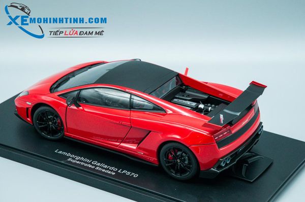 XE MÔ HÌNH LAMBORGHINI GALLARDO LP570 SUPERTROFEO STRADALE 1:18 AUTOART (ĐỎ)