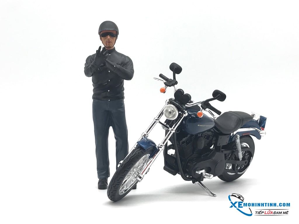 Mua Mô hình xe mỹ nghệ sắt trang trí xe Moto Harley Davidson Chopper  Màu  Cam  Mỹ Nghệ Sắt