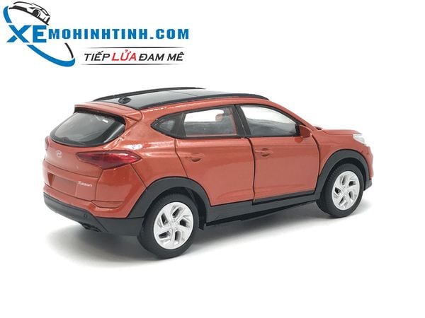 HỘP XE MÔ HÌNH Hyundai Tucson WELLY 1:36 (Cam )